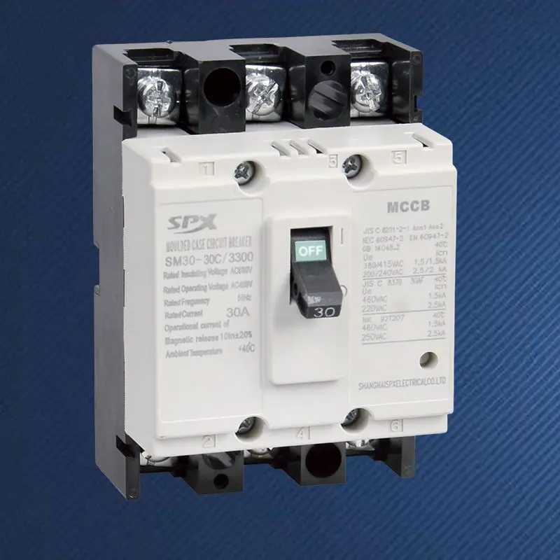 3P 5A 10A 20A Автоматический выключатель в литом корпусе