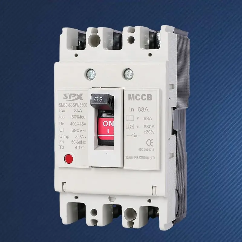 MCCB 3P 40A 50A Автоматический выключатель в литом корпусе